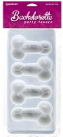 Pecker Ice Cube Tray - Large 4 Cube Penis Ice Cube Mold by Pipedream - Bachelorette Party Pecker Jumbo Jello Shot Mold Tray